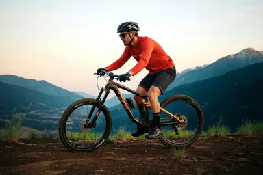 man with the bycycle