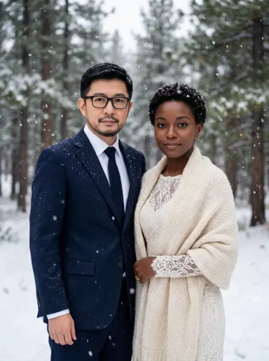Example 1 made with AI Wedding Photos