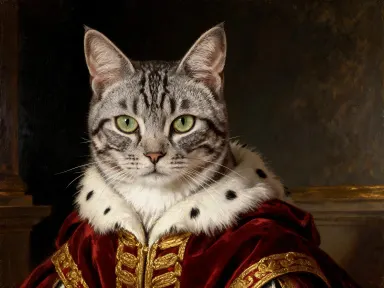 Example 1 made with AI Pet Portraits