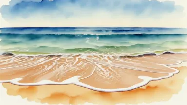make it a watercolor painting style